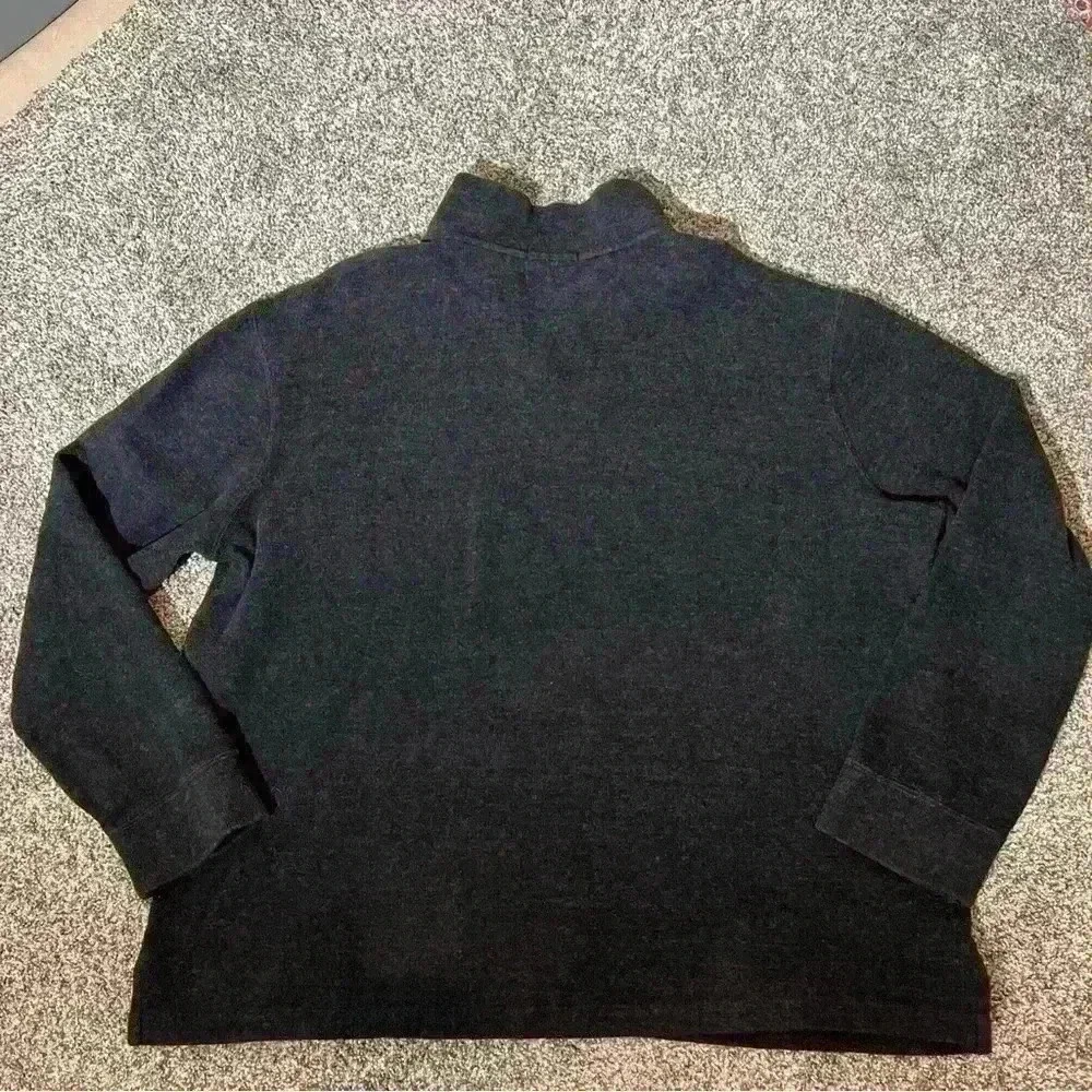 Polo Ralph Lauren Sweater Men's Size XXL Black 1/4 Zip Long Sleeve